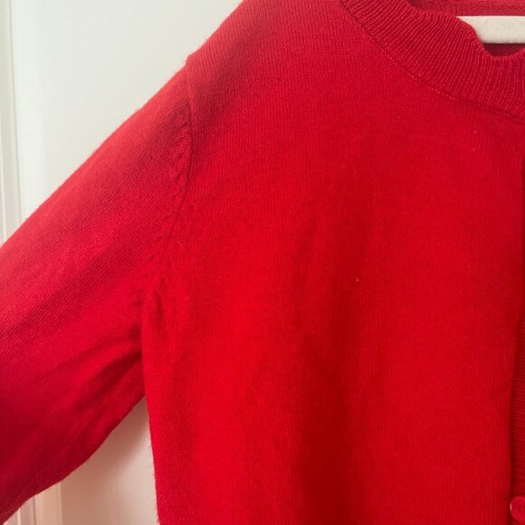 Red Jacadi Button Front Cardigan size 10 - Picture 4 of 4